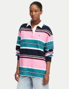 Tommy Jeans Тениска с яка и копчета DW0DW23483 Regular Fit