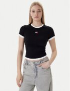 Tommy Jeans Тишърт Badge DW0DW22575 Slim Fit