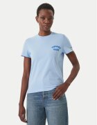 Tommy Jeans Тишърт Bubble Logo DW0DW22310 Светлосиньо Regular Fit