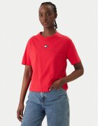 Tommy Jeans Тишърт DW0DW22202 Червен Boxy Fit