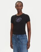 Tommy Jeans Тишърт Heart DW0DW21390 Slim Fit