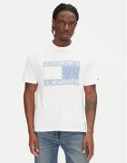 Tommy Jeans Тишърт Paisley Flag DM0DM20810 Екрю Relaxed Fit
