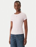 Tommy Jeans Тишърт Smock Seersucker DW0DW22219 Slim Fit