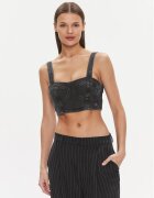 Tommy Jeans топ Bustier Top Ah7185 DW0DW17699 Slim Fit