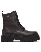 Tommy Jeans Туристически oбувки Tjw Platform Brushed Lth Boots EN0EN03141