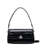 Tory Burch Дамска чанта Charlie Embossed Croc Small Shoulder Bag 183522