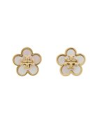 Tory Burch Обици Mop Stud Earrings 157351