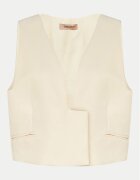 Twinset Елек 241TT2100 Екрю Slim Fit