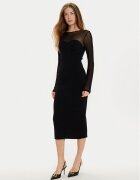 Twinset Коктейлна рокля 242AT3040 Slim Fit