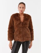 Twinset Кожено палто 232TP2301 Slim Fit