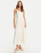 Twinset Лятна рокля 251TT2070 Екрю Regular Fit