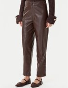 Twinset Панталони от имитация на кожа 252TP2091 Straight Fit