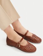 U.S. Polo Assn. Балеринки EO-LARISA001W/6L1 Светлокафяв