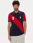 U.S. Polo Assn. Тениска с яка и копчета MUP3996 Regular Fit