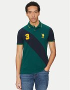 U.S. Polo Assn. Тениска с яка и копчета MUP3996 Regular Fit