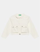 United Colors of Benetton Дънково яке 22C2CN04D Екрю Regular Fit