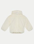 United Colors of Benetton Кожено палто 2A4SGN03G Екрю Regular Fit