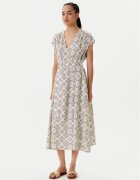 United Colors of Benetton Лятна рокля 4KPRDV0BB Relaxed Fit