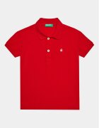 United Colors of Benetton Тениска с яка и копчета 3089C300Q Regular Fit