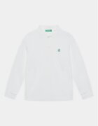United Colors of Benetton Тениска с яка и копчета 3089C300Z Regular Fit