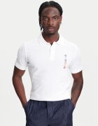 United Colors of Benetton Тениска с яка и копчета 3089U302J Regular Fit