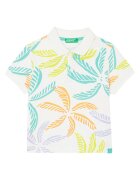 United Colors of Benetton Тениска с яка и копчета 36Y4G300Y Regular Fit