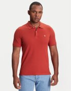 United Colors of Benetton Тениска с яка и копчета 3WG9U301Z Slim Fit