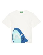 United Colors of Benetton Тишърт 3I1XG10JL Екрю Regular Fit