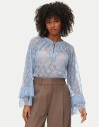 Vero Moda Блуза Loulou 10345400 Светлосиньо Loose Fit