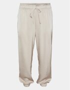 Vero Moda Curve Текстилни панталони Marys 10301979 Екрю Loose Fit