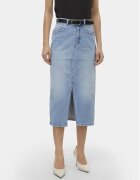 Vero Moda Дънкова пола Veri 10295731 Regular Fit