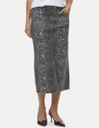 Vero Moda Дънкова пола Veri 10336316 Regular Fit