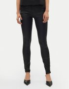 Vero Moda Панталони от имитация на кожа Flash 10314591 Skinny Fit