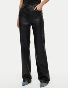 Vero Moda Панталони от имитация на кожа Tessa 10310878 Wide Leg