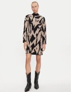 Vero Moda Плетена рокля Gold New Art 10311362 Loose Fit