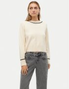 Vero Moda Пуловер Saba 10318077 Екрю Regular Fit