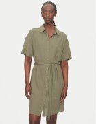 Vero Moda Рокля тип риза Thea 10333791 Зелен Loose Fit