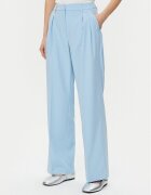 Vero Moda Текстилни панталони Liba 10324626 Светлосиньо Wide Leg
