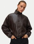 Vero Moda Яке от имитация на кожа Polly 10344161 Relaxed Fit