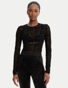 Versace Jeans Couture Боди 79HAM221 JS490 Черен Slim Fit