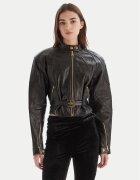 Versace Jeans Couture Кожено яке 79HAVP03 CP021 Regular Fit