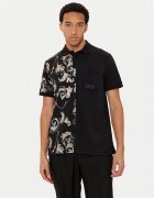 Versace Jeans Couture Тениска с яка и копчета 78GAG625 Regular Fit