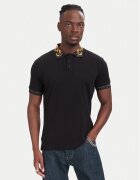 Versace Jeans Couture Тениска с яка и копчета 80GAGT12 CJ01T Slim Fit