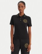 Versace Jeans Couture Тениска с яка и копчета 80HAGT02 CJ01T Regular Fit