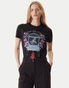 Versace Jeans Couture Тишърт 79HAHP04 CJ01P Regular Fit