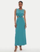 VICOLO Лятна рокля Abito TB2469 Светлосиньо Regular Fit
