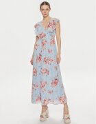 Vila Лятна рокля Karin 14089077 Светлосиньо Regular Fit
