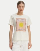 Weekend Max Mara Тишърт Pantera 2615971032 Екрю Regular Fit