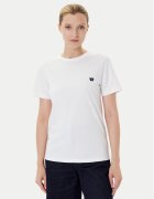Wrangler Тишърт Sign Off 112373024 Бял Slim Fit