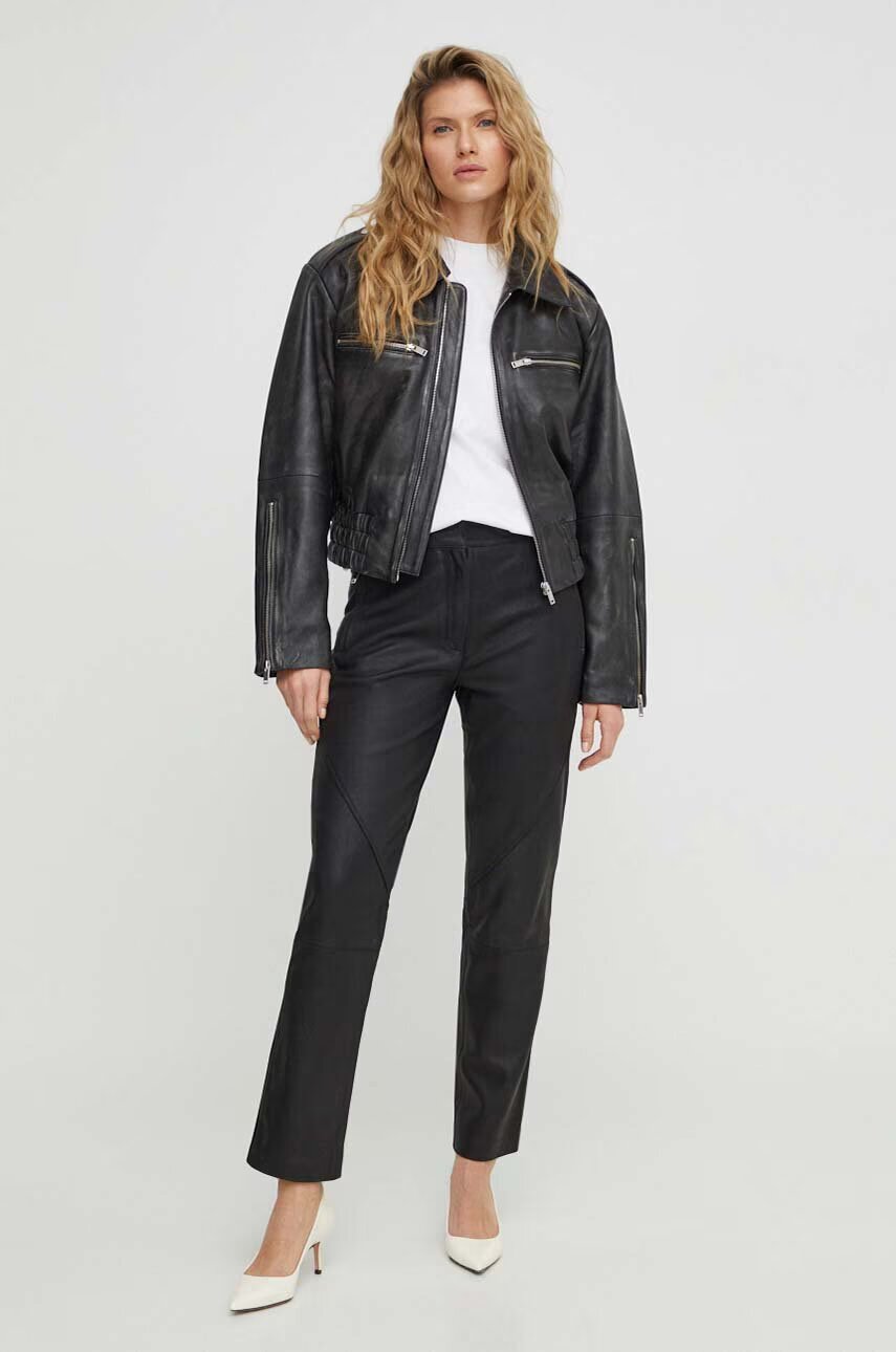 2NDDAY Велурен панталон 2ND Kurt - Dense Leather